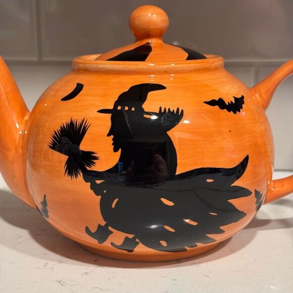 Laurie Gates Collectable Halloween Witch Teapot - Picture 3 of 8